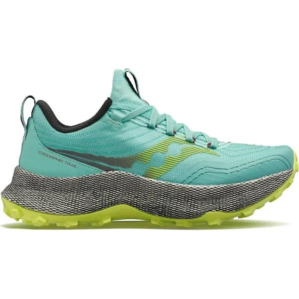 Saucony Endorphin Trail Womens, 10 / Cool Mint