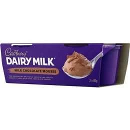 Cadbury Dairy Milk Chocolate Mousse 80g x 2 Pack