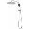 Caroma Urbane II Compact Twin Shower - Brushed Nickel - 99632BN3A