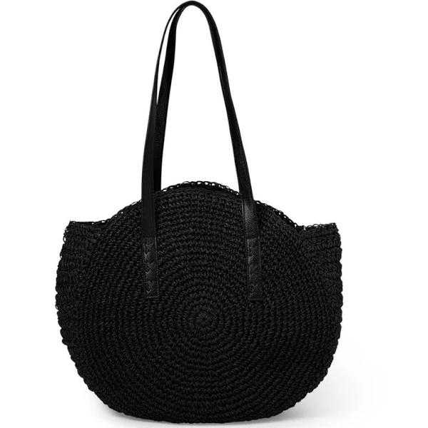 &me Women's Circular Tote Bag - Black