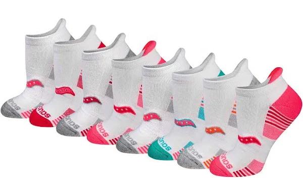 Saucony Women's Performance Heel Tab Athletic 8 Pairs Socks