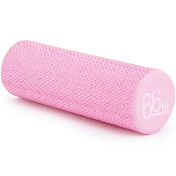 66fit Round Foam Rollers - Medium 45cm Pink - 45cm