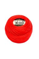 DMC Pearl Cotton Ball Size 8 87yd Bright Orange-red