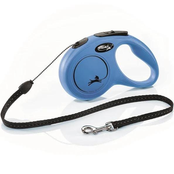 Flexi Classic Cord Dog Lead Retractable Small 5m Blue