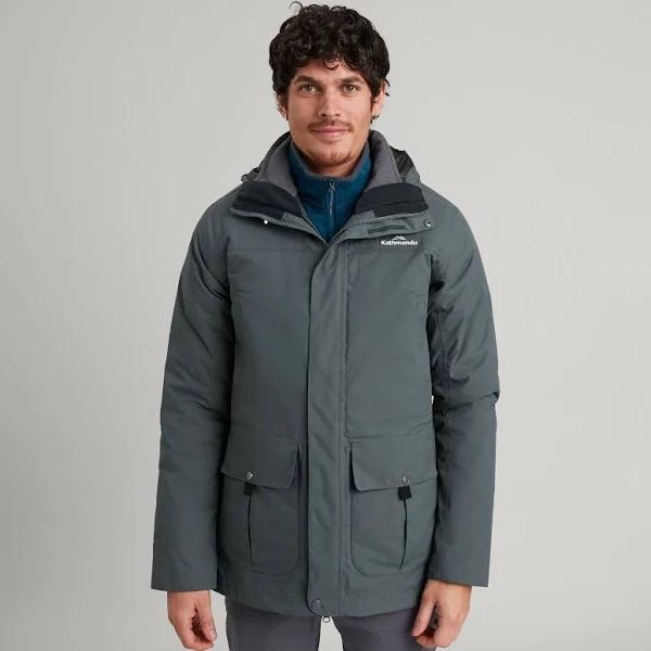 Kathmandu - Men's Grey Jackets - Benmore 5in1 Windproof Waterproof Outdoor Hooded Jacket V2 - Size One Size, XS at The Iconic