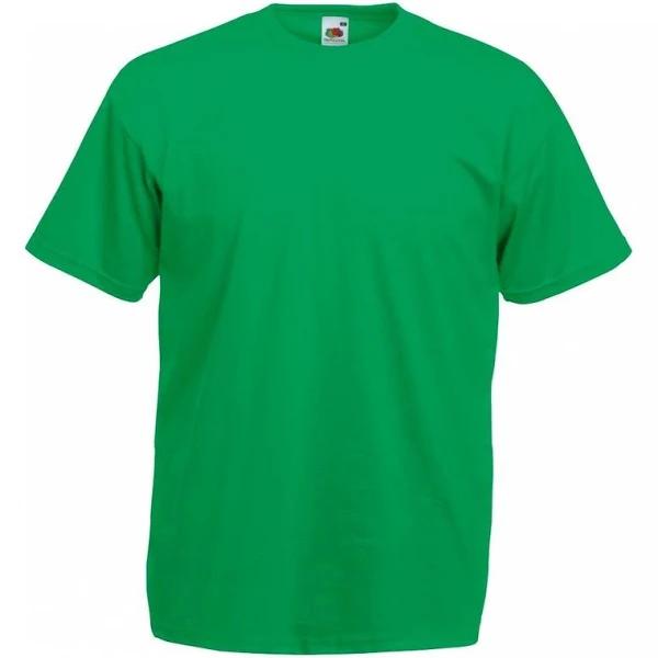 Fruit of The Loom Mens Valueweight Short Sleeve T-Shirt Kelly Green 2XL