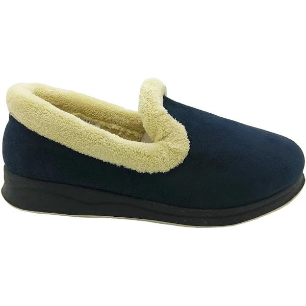 Panda Emille Microsuede Micro-Terry Sock Non-slip Rubber Outsole Slipper