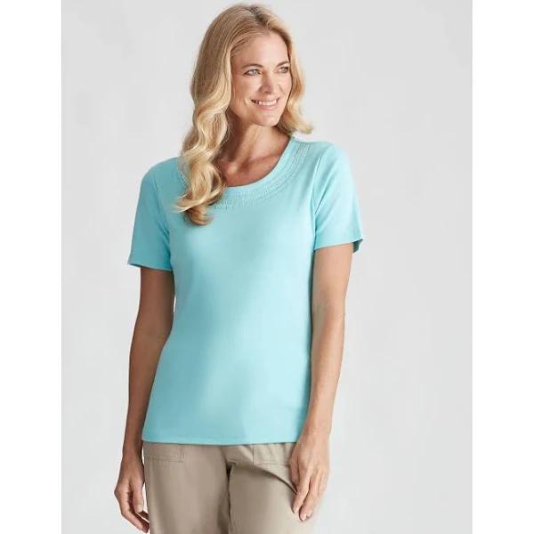 Rivers - Womens Tops - Short Sleeve Rib T-Shirt