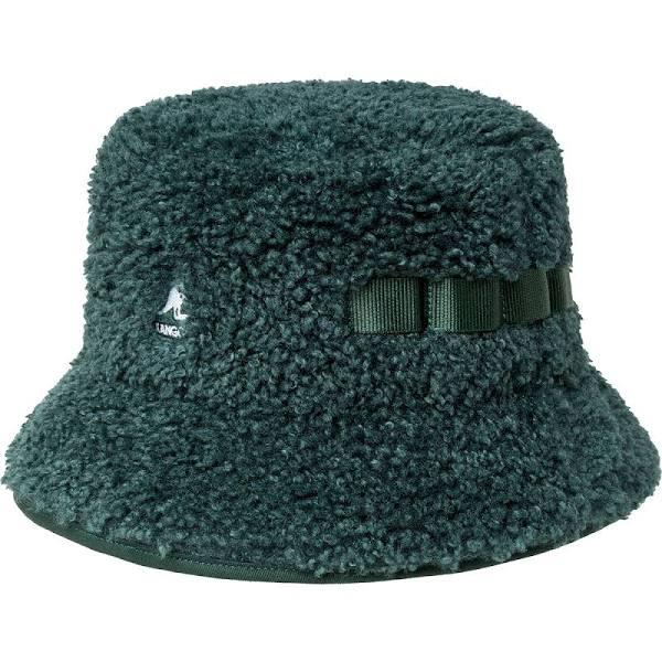 Kangol Faux Shearling Utility Bucket Pine S