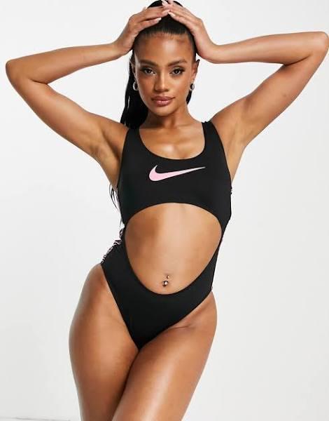 Nike Swim Hydrastrong Solid Spiderback Swimsuit - Black