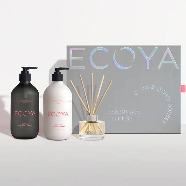 ECOYA: Guava & Lychee Sorbet Essentials Gift Set