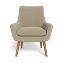 Retro (No Buttons) Fabric Occasional Armchair Toast by Freedom