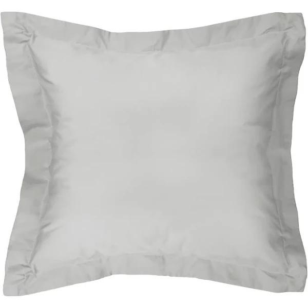 Algodon 300TC Cotton Euro Pillowcase - 65x65cm (Silver)