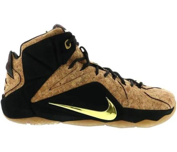 Nike LeBron 12 Ext 'Cork' Sneakers | Brown | Men's Size 11.5