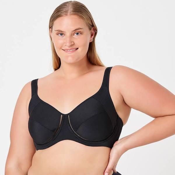 Kmart Sports Underwire Soft Cup Bra-Black Size: 16B