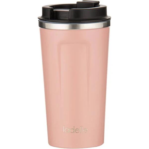 Ladelle Eco Culture Stainless Steel/PP 17cm/500ml Travel Mug - Blush