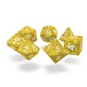 Oakie DOAKIE Dice RPG Set Marble - Yellow (7)