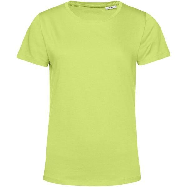 B&C Womens/Ladies E150 Organic Short-Sleeved T-Shirt Lime Green M