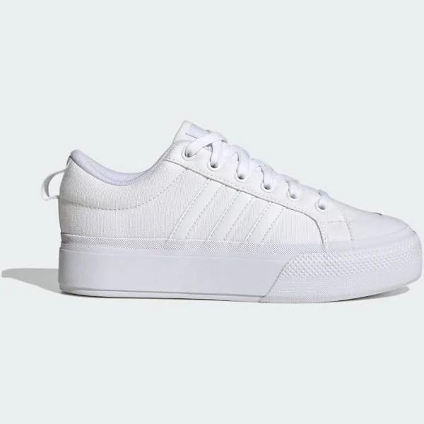 Adidas Bravada 2.0 Platform Shoes in White 7.5