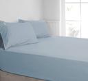 Algodon 300TC Cotton Fitted Sheet Combo Set - Single (Faded Denim)