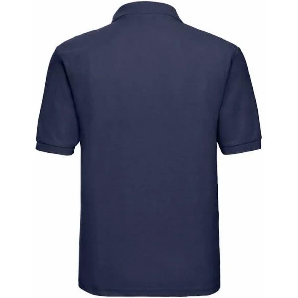 Jerzees Russell Mens Classic Short Sleeve Polycotton Polo Shirt French Navy 3XL