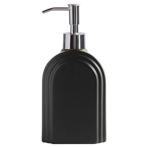 Avalon Ceramic Soap Dispenser Colour: Black & Silver - GregNatale | The Build