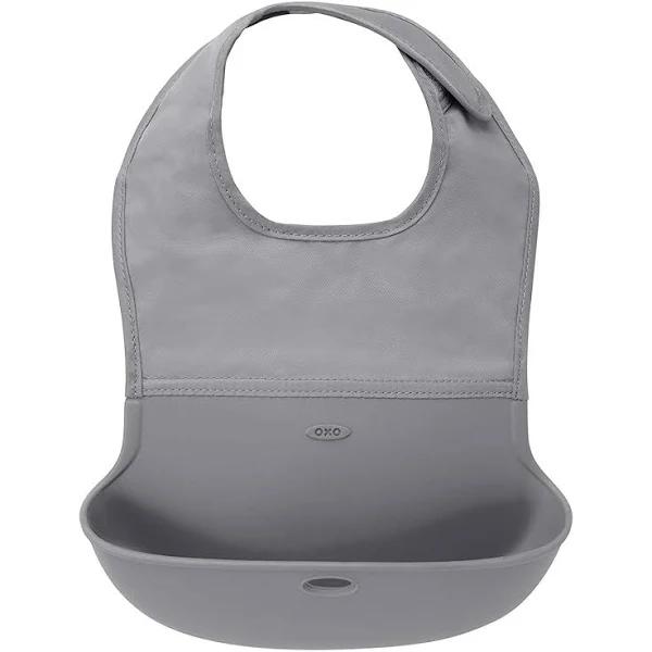 OXO Tot Roll Up Bib - Grey