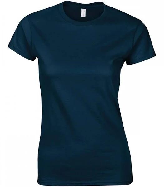 Gildan Softstyle Women's Ringspun T-Shirt 64000L Navy Blue 2XL