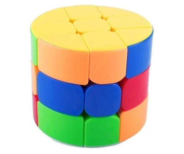 3x3 Speed Magic Rubik Cube Puzzles, Cylinder Multicolor Base Ultra-Smooth Master