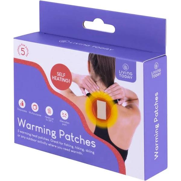 Living Today 15pc Muscular Pain Self Heat Warming Patch