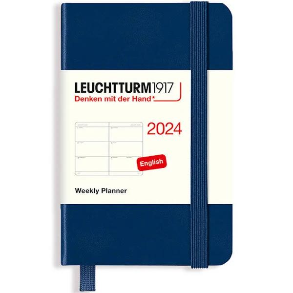 Leuchtturm1917 - 2024 Diary - Weekly Planner - A7 - Navy