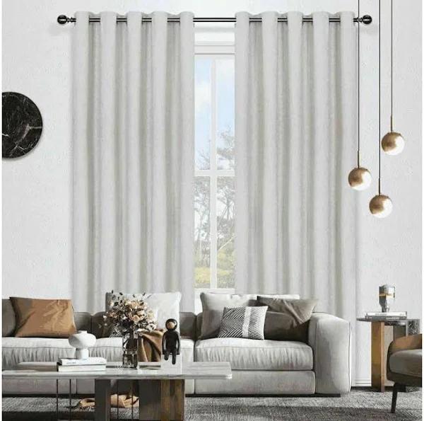 Lincoln Room Darkening Eyelet Curtain