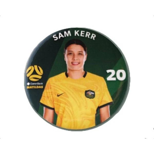 Football Australia Matildas Sam Kerr Player Badge Photo Image