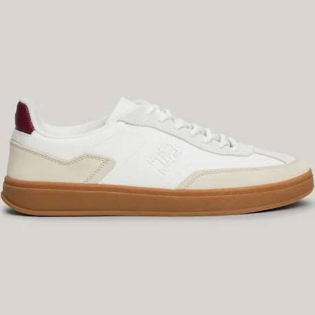 Tommy Hilfiger Heritage Suede Court Trainers in Beige 41