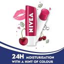 Nivea Cherry Shine Caring Lip Balm - Long Lasting Moisturisation - 4.8