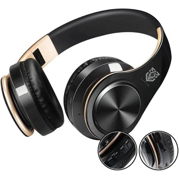 SAS Gaming SG300 Wireless Bluetooth Headphones Built-in Mic Foldable