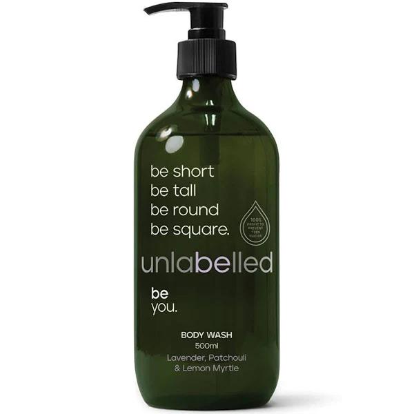 Unlabelled Lavender Patchouli Lemon Myrtle Body Wash 500ml