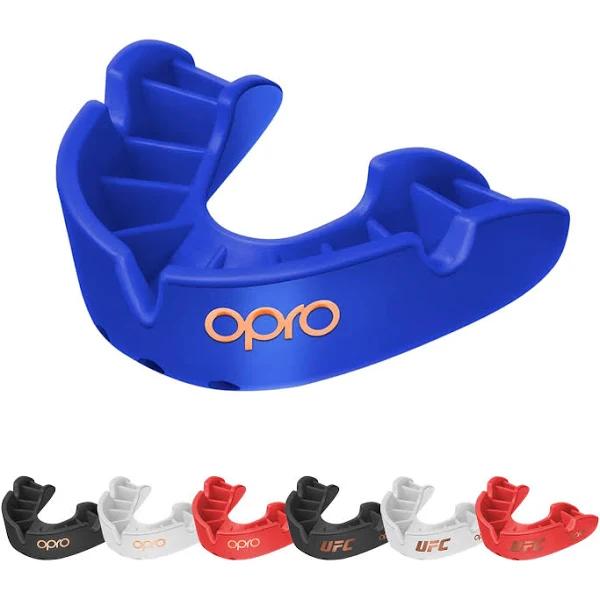 OPRO Bronze Level Mouthguard Youth Blue