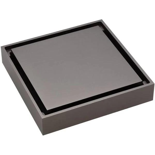 Fienza Square Tile 2-in-1 Floor Waste - 88mm Outlet - Gun Metal