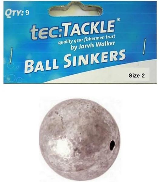 9 x Jarvis Walker 2 Ball Sinkers - Pre Packed 2 BA