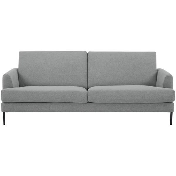 Ariya 3 Seater Sofa Fabric Uplholstered Lounge Couch - Light Grey - Earn Everyday Rewards, AfterPay Available