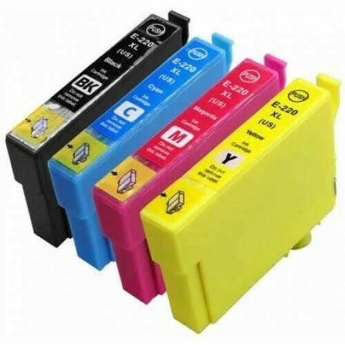 10x Ink Cartridges 220xl For Epson Workforce Wf-2750 Wf-2760 Wf-2630