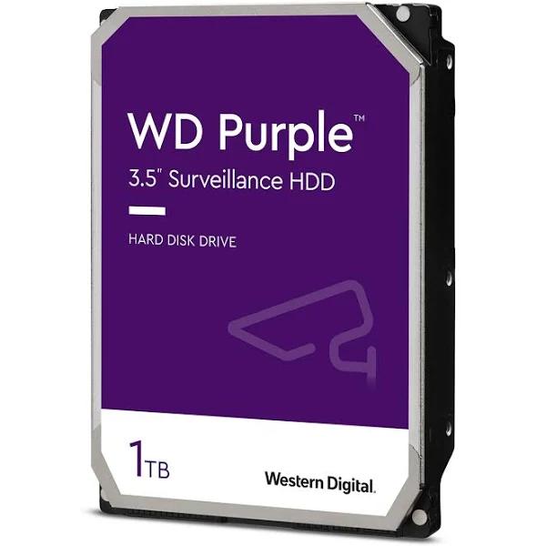 Western Digital WD11PURZ WD Purple 1TB 3.5" Surveillance HDD 5400RPM 64MB SATA3 110MB/s