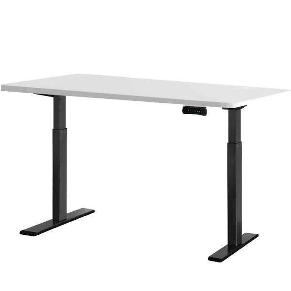 Artiss Standing Desk Electric Adjustable Sit Stand Desks Black White 140cm