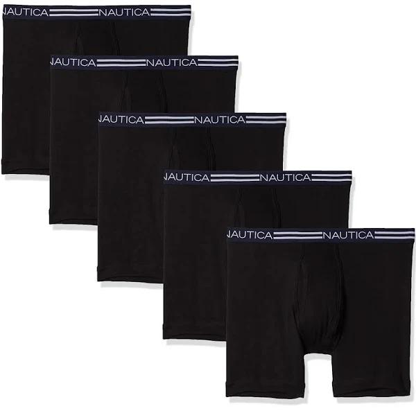 Nautica Men's Classic Cotton Multipack Boxer Briefs