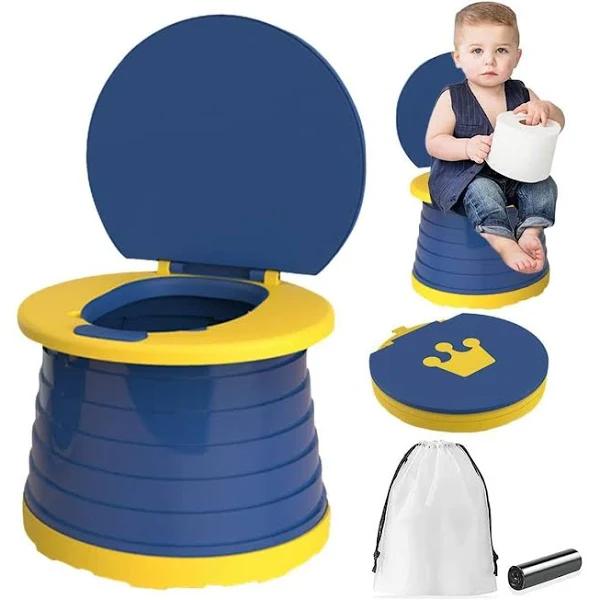 Portable Potty For Kids Toddlers Foldable Travel Potty Training Seat For Car, Camping, Outdoor, Indoor - AfterPay & zipPay Available