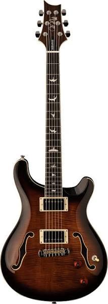 PRS SE Hollowbody II Black Gold Burst