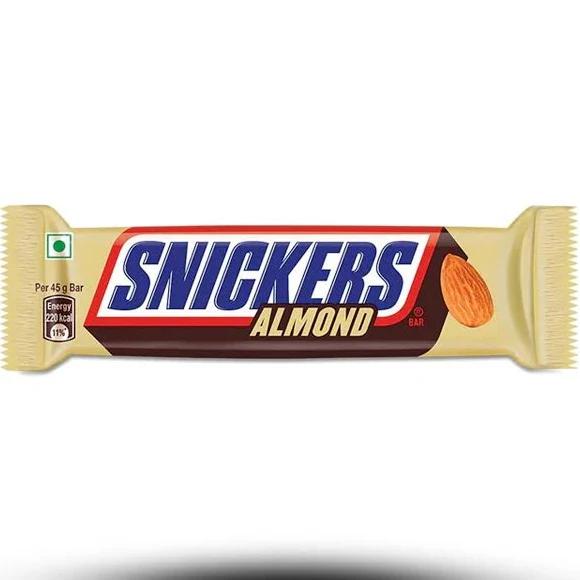 Snickers almond Filled Chocolate Bar, 45 gPouch