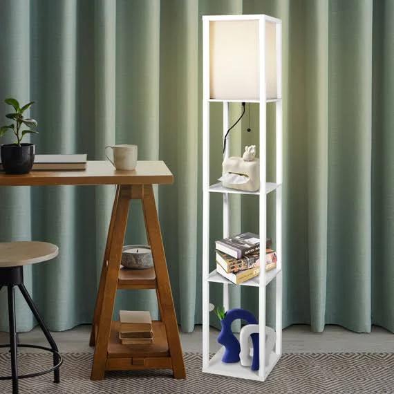 Haruto Floor Lamp White by Freedom