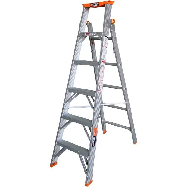 CITECO 1.8 - 3.2m 150kg Industrial Aluminium Dual Purpose Ladder